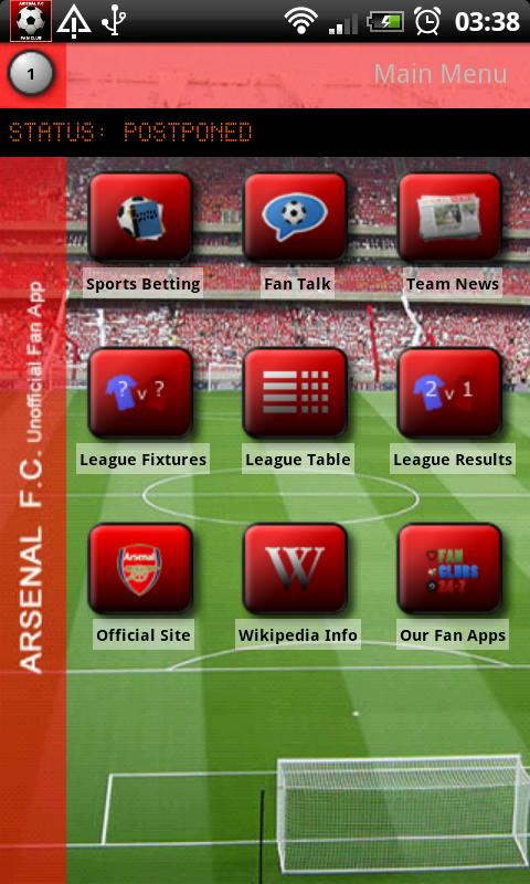 Arsenal  Fan Club App Android Sports
