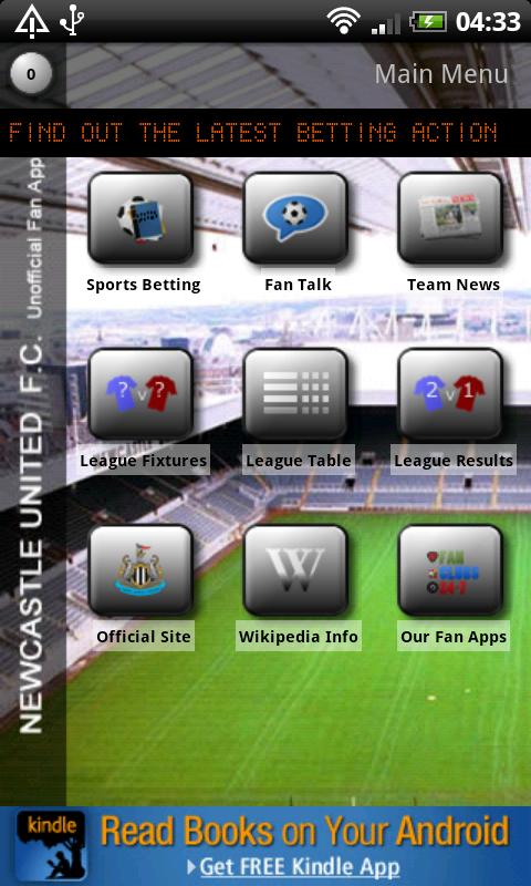 Newcastle Utd Fan Club App Android Sports