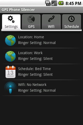 GPS/Wifi Phone Silencer Android Tools