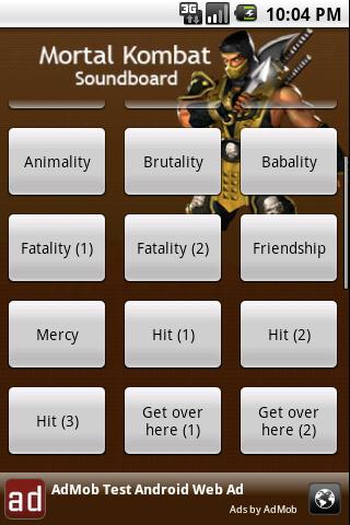 Soundboard – Mortal Kombat Android Entertainment