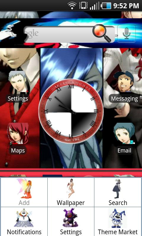 Persona 3 Theme Android Personalization