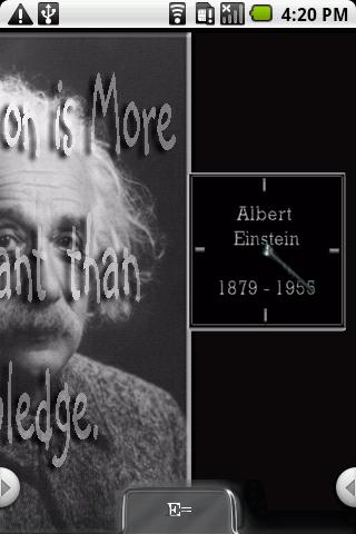 Albert Einstein Android Personalization