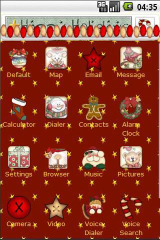 Country Christmas Android Personalization