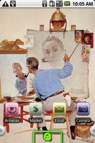 Norman Rockwell Android Personalization