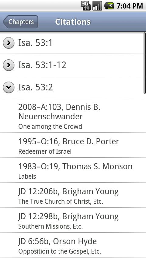 LDS Scripture Citation Index Android Reference
