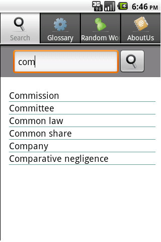 Law Dictionary Android Education