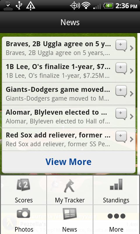 Pro Baseball Live Android Sports