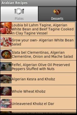 Arabian recipes lite Android Lifestyle