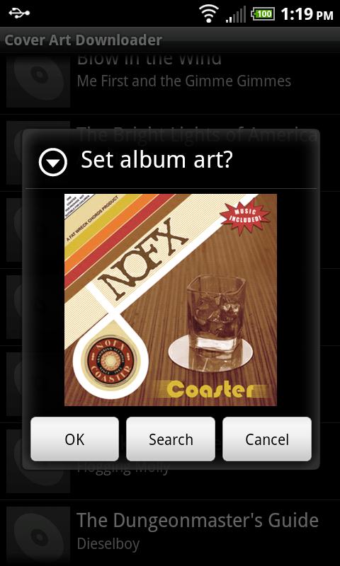 album cover finder android