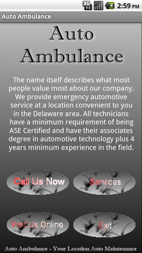 Auto Ambulance Android Reference