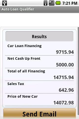 Auto Loan Qualifier Android Finance