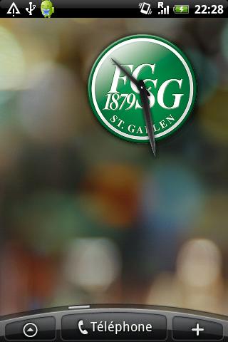 FC St Gallen Clock Android Sports