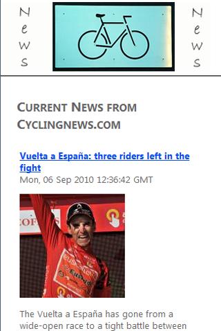Cycling News Android Sports