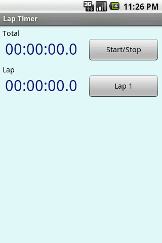Lap Timer Android Sports