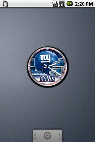 New York Giants Clock Android Themes