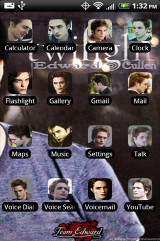 Edward Cullen Theme Android Themes