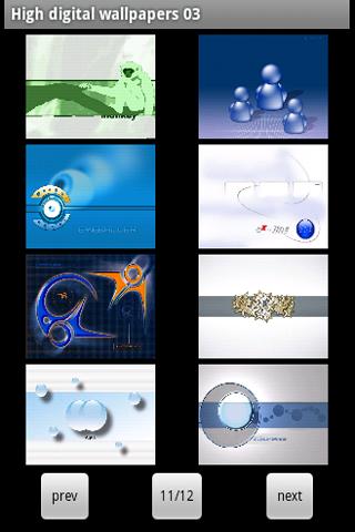 High digital wallpapers 03 Android Themes