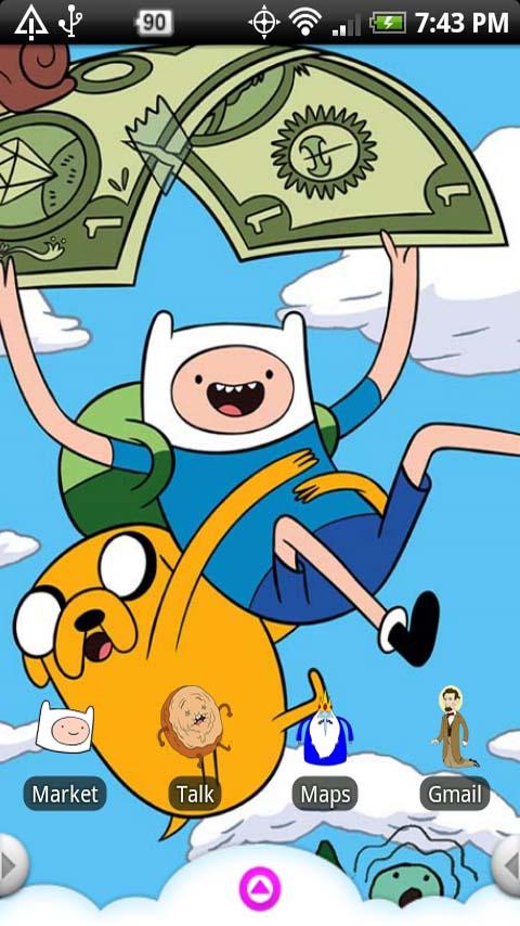 Adventure Time Android Themes