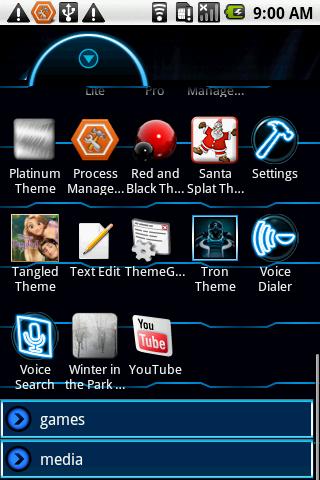 TRON: Legacy Theme Android Themes