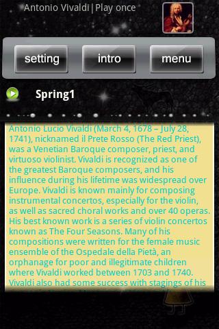 Antonio Lucio Vivaldi Android Entertainment