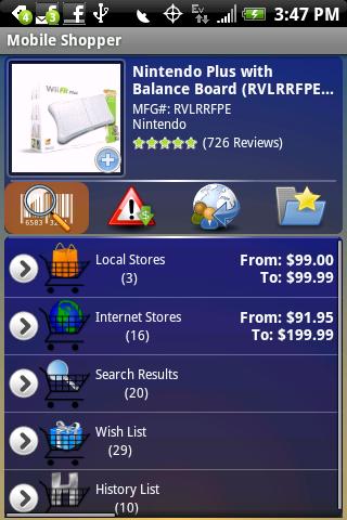 Mobile Shopper Android Shopping