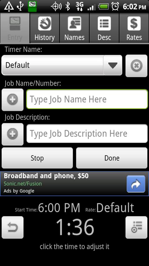 Android Time Card Free Android Productivity