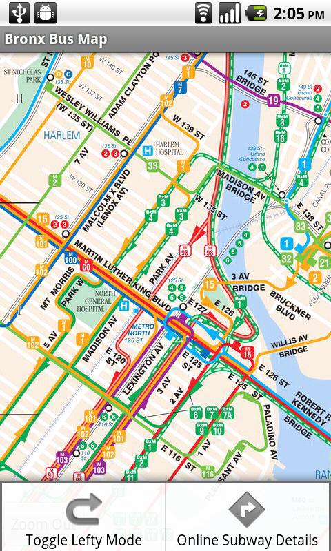 NYC Bus & Subway Maps Android Travel & Local