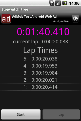 Stopwatch Free Android Sports