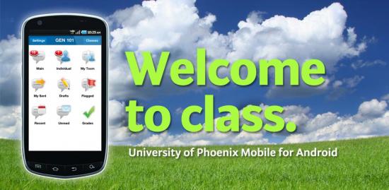 University of Phoenix Android app now available