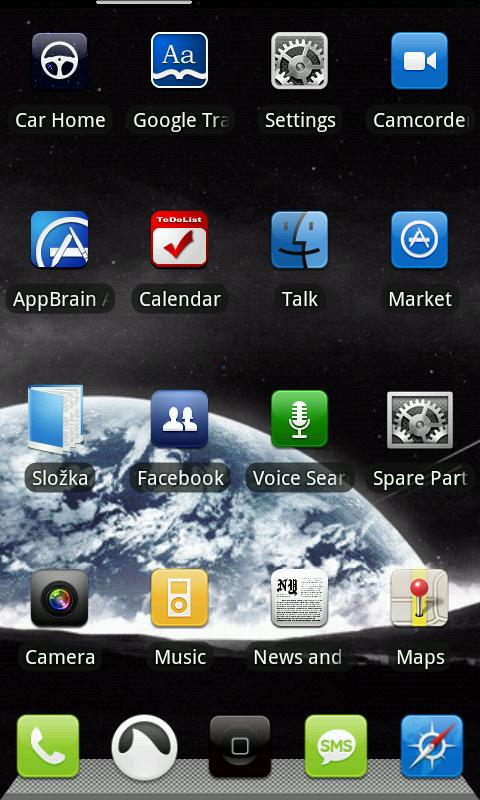 ADW iPhone Theme Android Personalization