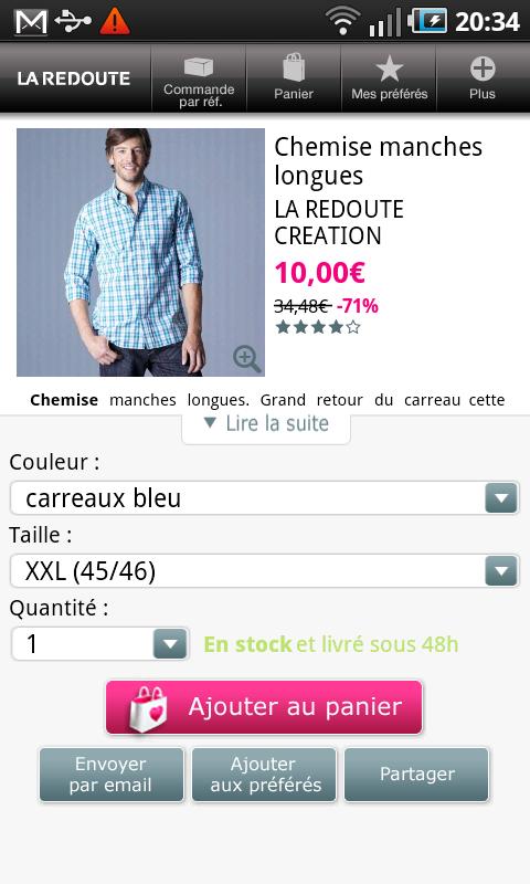 La Redoute FR Android Shopping