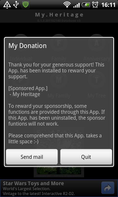 My Donation Android Tools