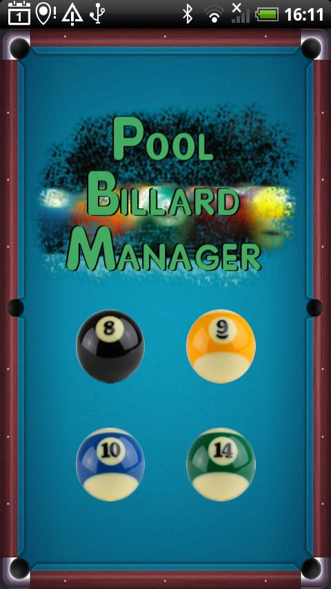 Pool Billard Manager