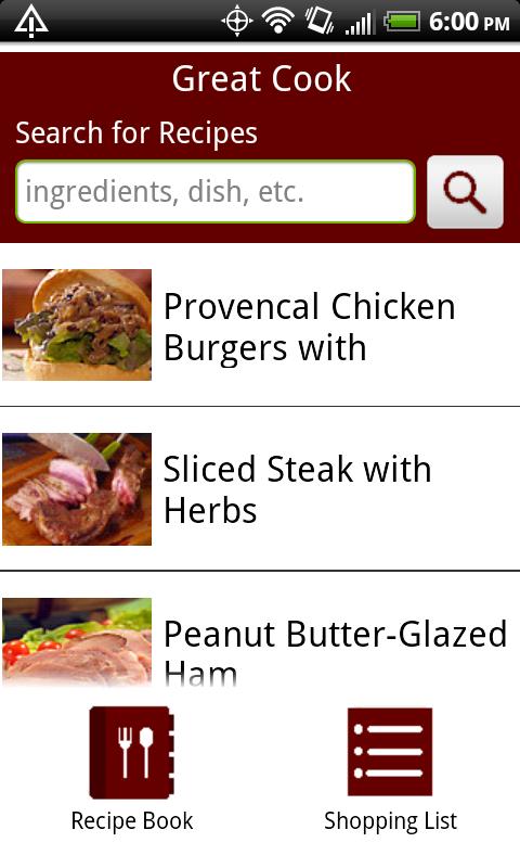 Great Cook Recipes Android Lifestyle