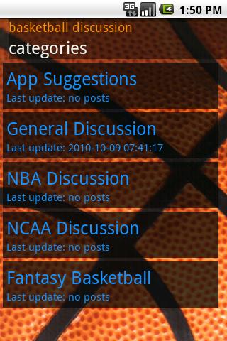 Basketball Discussion Android Sports