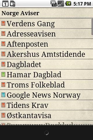 Norge Aviser Android News & Weather
