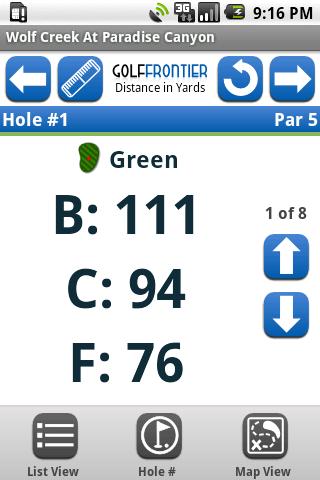 Golf Frontier GPS Android Sports