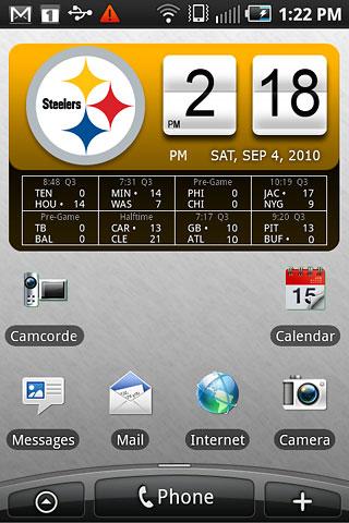 Steelers Official NFL Clock Android Sports