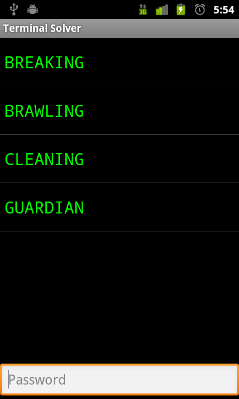 Terminal Solver (Free) Android Entertainment