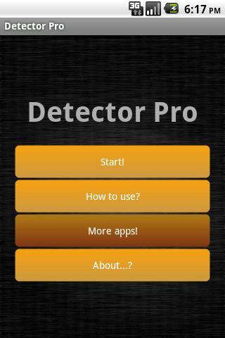 Detector Pro Android Entertainment