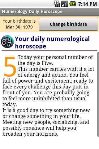 Numerology Daily Horoscope
