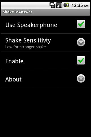 Shake to Answer Android Tools