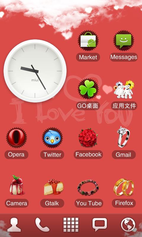 Love Theme GO Launcher EX