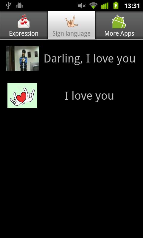 Say “I Love You” in 40+ langs Android Lifestyle