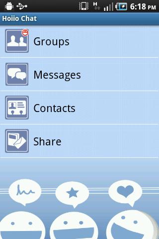 Hoiio Chat Android Social