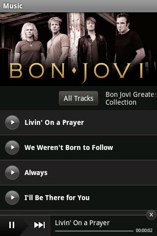 Bon Jovi Android Music & Audio