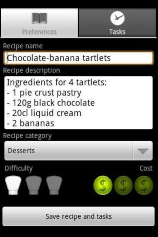 Cook Assistant Lite Android Productivity
