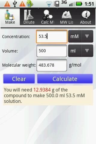 Solution Calculator Android Productivity