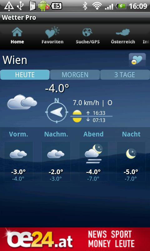 Wetter.at Pro Android Weather