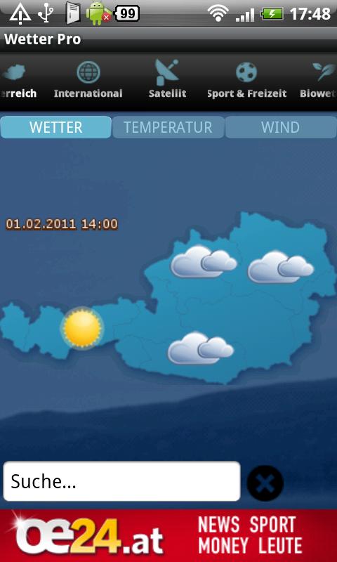 Wetter.at Pro Android Weather